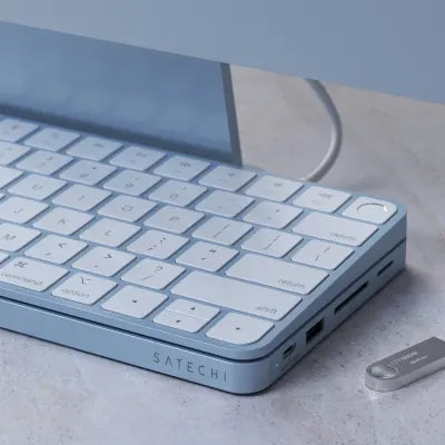 Satechi USB-C Slim Dock For 24” IMac (Blue) - Digital3d.com.au